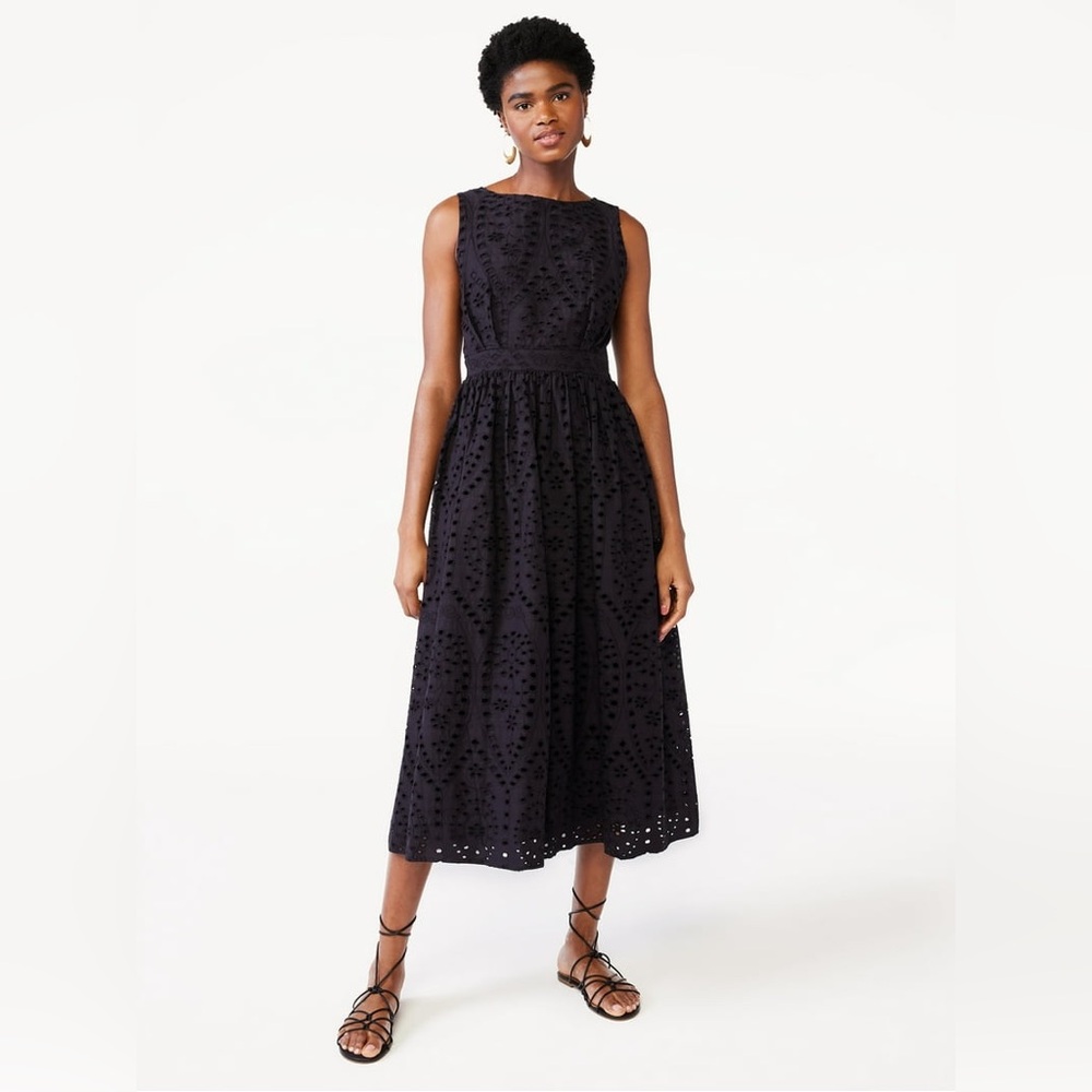 Elegant Black Sleeveless Dress